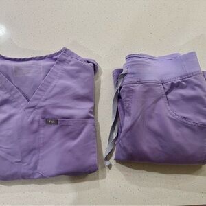 Purple Scrub Set